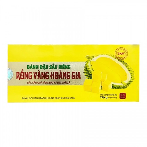 Bánh Đậu Xanh Hoàng Gia Sầu Riêng 170gr Bánh Đậu Xanh Hoàng Gia Sầu Riêng 170gr