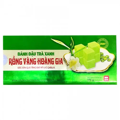 Bánh đậu xanh trà xanh Hoàng gia 170g 