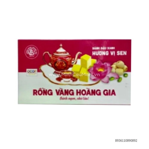 Bánh Đậu Xanh Hoàng Gia Hạt Sen H24 300g Bánh Đậu Xanh Hoàng Gia Hạt Sen H24 300g