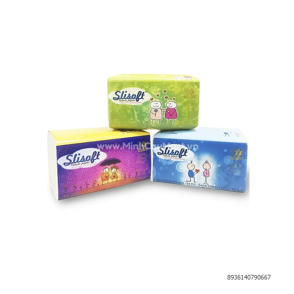 Khăn giấy rút cao cấp DOCTOR SLISOFT 450 tờ