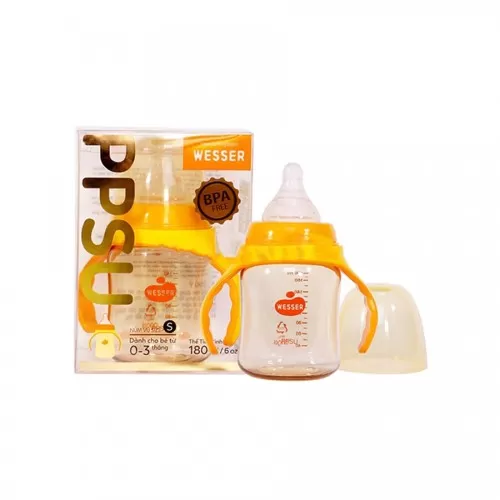 Bình sữa Wesser Nano sliver 180ml 