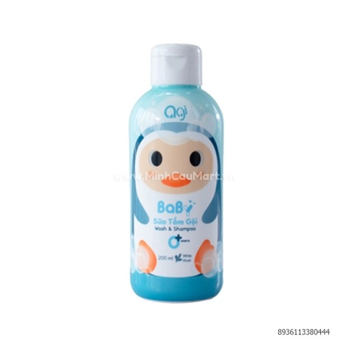 Sữa tắm gội Agi wthite 200ML