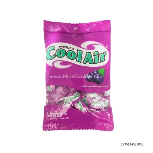 Kẹo Gum Cool Air Hương Quả Mọng Túi 50 Gói Kẹo Gum Cool Air Hương Quả Mọng Túi 50 Gói