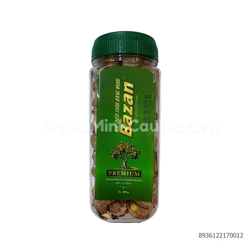 Hạt điều rang muối Bazan 300g                                                                                                                                                                                                                              Hạt điều rang muối Bazan 300g