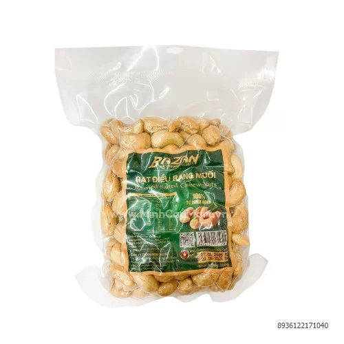 Hạt điều rang muối vỏ lụa túi HCK 300g                                                                                                                                                                                                                     Hạt điều rang muối vỏ lụa túi HCK 300g