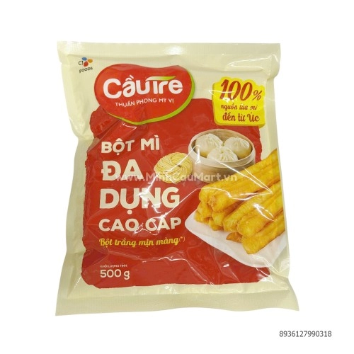 Bột mì đa dụng cao cấp Cầu Tre gói 500g