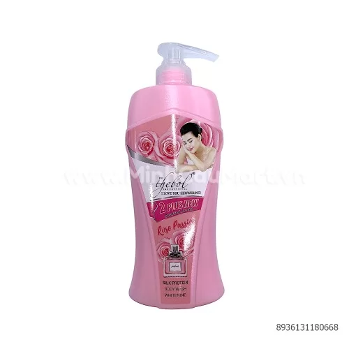 Sữa tắm Thebol 2plus Rose 650g   Sữa tắm Thebol 2plus Rose 650g