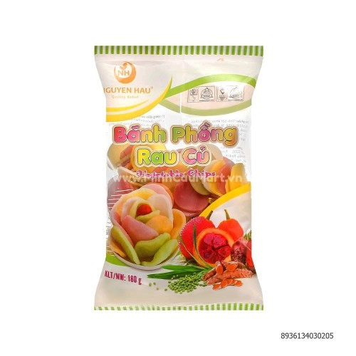 Bánh phồng rau củ Nguyên Hậu 180g 