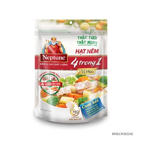 Hạt Nêm Neptune 4 Trong 1 Vị Heo 500g Hạt Nêm Neptune 4 Trong 1 Vị Heo 500g