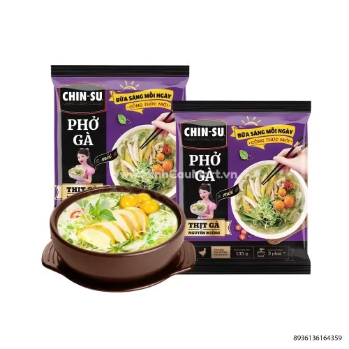 Phở Gà Chinsu Có Thịt 135G 