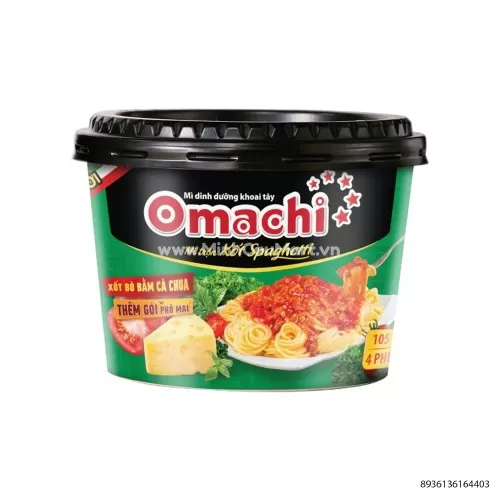 Mì Omachi Trộn Spaghetty Hộp 105g  Mì Omachi Trộn Spaghetty Hộp 105g