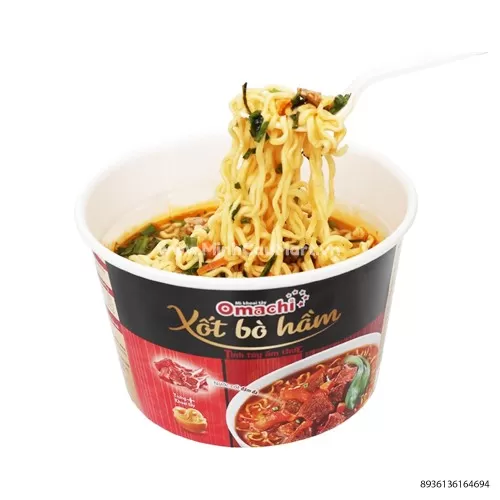 Mì Khoai Tây Omachi Xốt Bò Hầm Hộp 92g Mì Khoai Tây Omachi Xốt Bò Hầm Hộp 92g