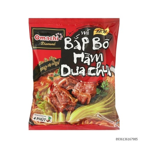 Mì Omachi bò hầm dưa chua 120Gr