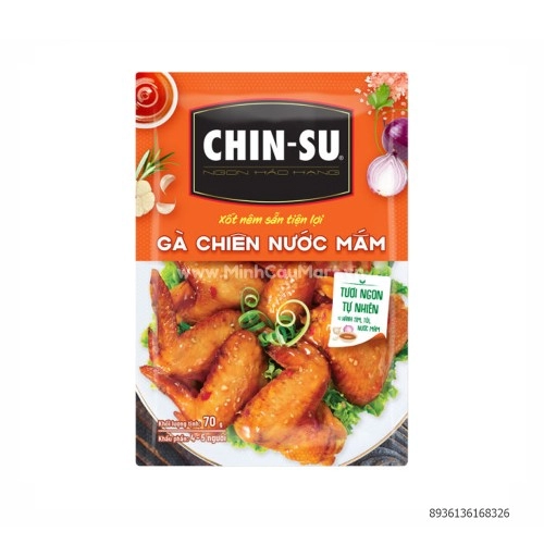 Gia Vị Hoàn Chỉnh Xốt Gà Chiên Nước Mắm Chinsu Gói 70g