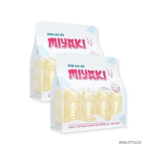 Bánh gạo sữa Miyaki Tràng An 240g Bánh gạo sữa Miyaki Tràng An 240g