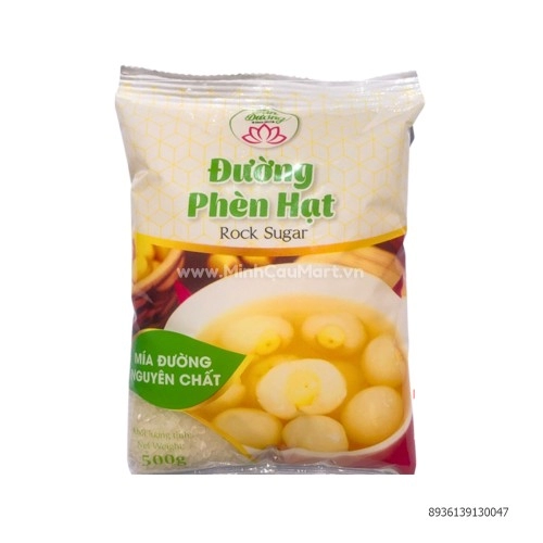 Đường phèn hạt Tân Dương 500g Đường phèn hạt Tân Dương 500g