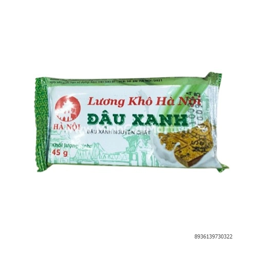 Lương khô Hà nội đậu xanh 45Gr Lương khô Hà nội đậu xanh 45Gr