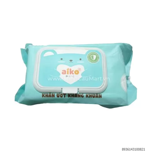 Khăn Ướt Kháng Khuẩn Aiko 100 Tờ  Khăn Ướt Kháng Khuẩn Aiko 100 Tờ