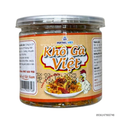 Khô gà Hương Việt 120g Khô gà Hương Việt 120g