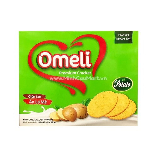 Bánh quy Omeli cracker 288g Bánh quy Omeli cracker 288g