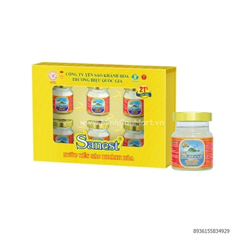 Nước yến Savinest 21% NCT hộp 6 Nước yến Savinest 21% NCT hộp 6