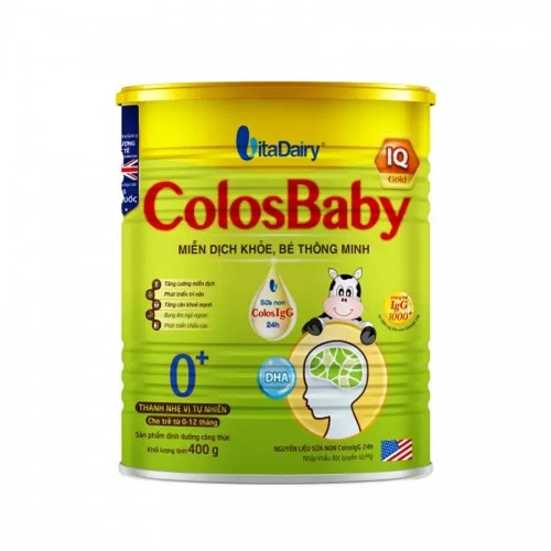 Sữa Bột VitaDairy Colos IQ 0+ 400g Sữa Bột VitaDairy Colos IQ 0+ 400g