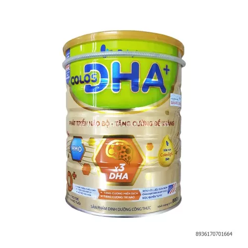 Sữa Bột Vitadairy Colos DHA+ 800g 0+ Phát Triển Bộ Não - Tăng Cường Đề Kháng