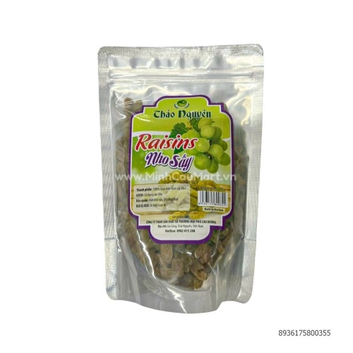 Nho Xanh Thảo Nguyên Túi Đứng 350g