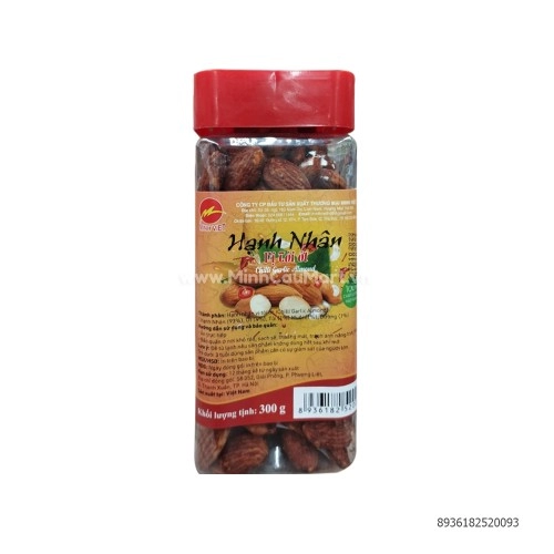 Hạnh Nhân Rang Vị Tỏi Ớt Minh Việt 300g Hạnh 