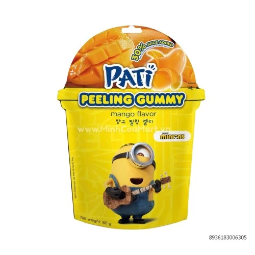Kẹo dẻo trái cây Pati 63g                                                                                                                                                                                                                                 