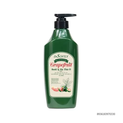 Dầu Gội Thảo Dược Dr Softly 500ML Bưởi & Hà Thủ Ô 