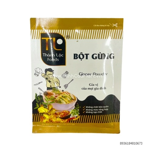 Bột Gừng Thành Lộc 10G Bột Gừng Thành Lộc 10G