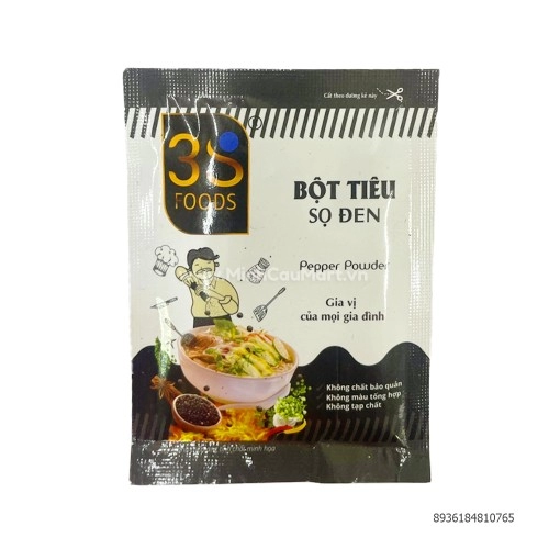 Bột Tiêu Sọ Đen Thành Lộc 10G Bột Tiêu Sọ Đen Thành Lộc 10G