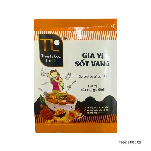 Gia Vị Sốt Vang Thành Lộc 10G Gia Vị Sốt Vang Thành Lộc 10G