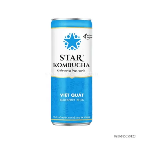 Thức uống lên men Star Kombucha Việt Quất 250ml 