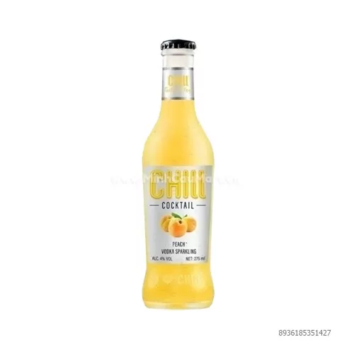 Rượu Chill cocltail vị đào 275ml  Rượu Chill cocltail vị đào 275ml