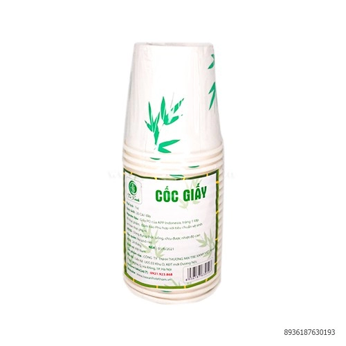 Cốc giấy 7oz 206ML - 20 cái  Cốc giấy 7oz 206ML - 20 cái