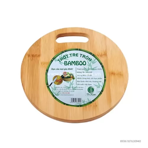 Thớt Tre Tròn Bambo D23cm 