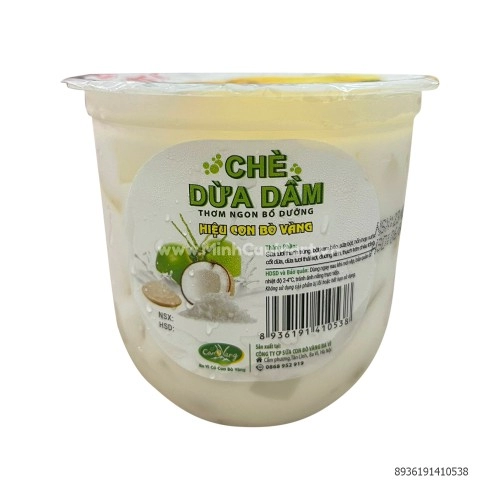 Chè Dừa Dầm Hiệu Con Bò Vàng Chè Dừa Dầm Hiệu Con Bò Vàng