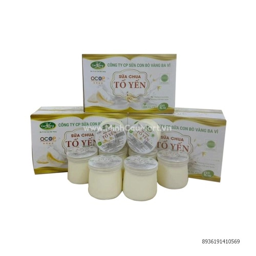 Sữa Chua Tổ Yến Hiệu Con Bò Vàng 120G Sữa Chua Tổ Yến Hiệu Con Bò Vàng 120G