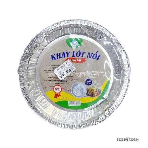Khay Bạc Lót Nồi Chiên Size 20 - 5 Chiếc
