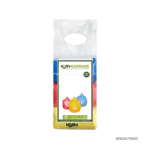 Túi rác màu có quai THSH Kojin bộ 3-55*65*1kg