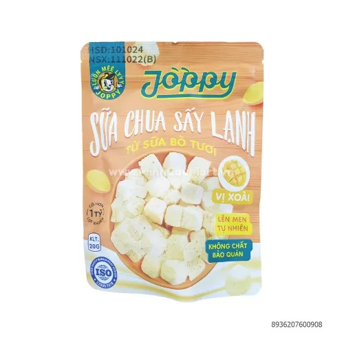 Sữa chua sấy lạnh Joppy vị xoài 20G  Sữa chua sấy lạnh Joppy vị xoài 20G