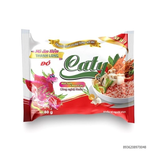 Mì Gói Thịt Heo Bằm Caty 80g 