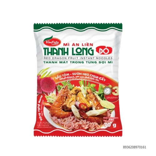Mì Gói Lẩu Tôm - Sườn Heo Chua Cay Caty 70g