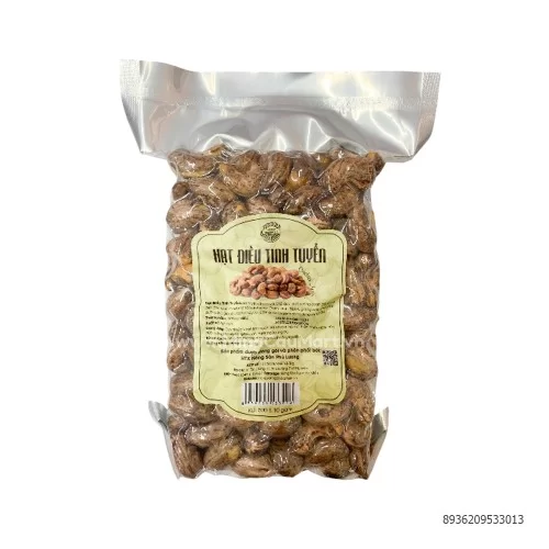 Hạt điều tinh tuyển NS3M túi 500g                                                                                                                                                                                                                         