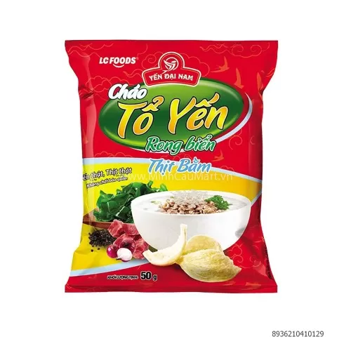 Cháo Tổ Yến Rong Biển Thịt Băm 50g  Cháo Tổ Yến Rong Biển Thịt Băm 50g