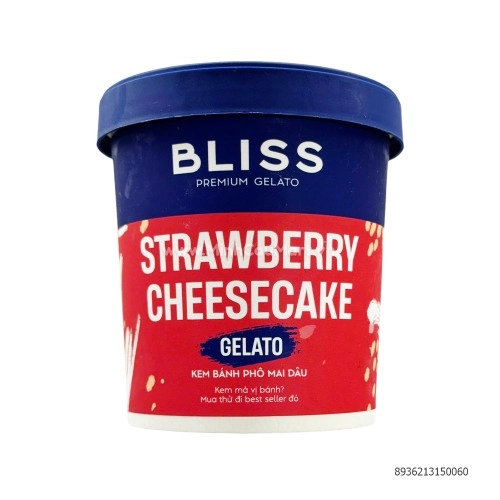 Kem Bliss phô mai dâu Kem Bliss phô mai dâu