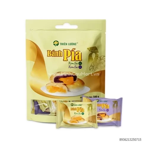 Bánh pía kim sa Thiên Sa gói 480g     