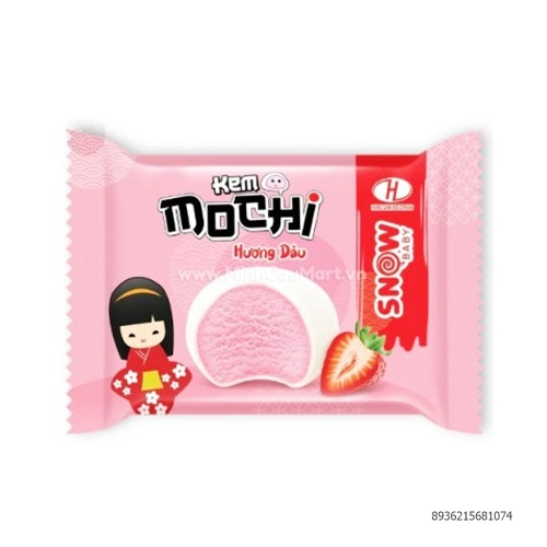 Kem Mochi Hương Dâu Snow Baby Kem Mochi Hương Dâu Snow Baby